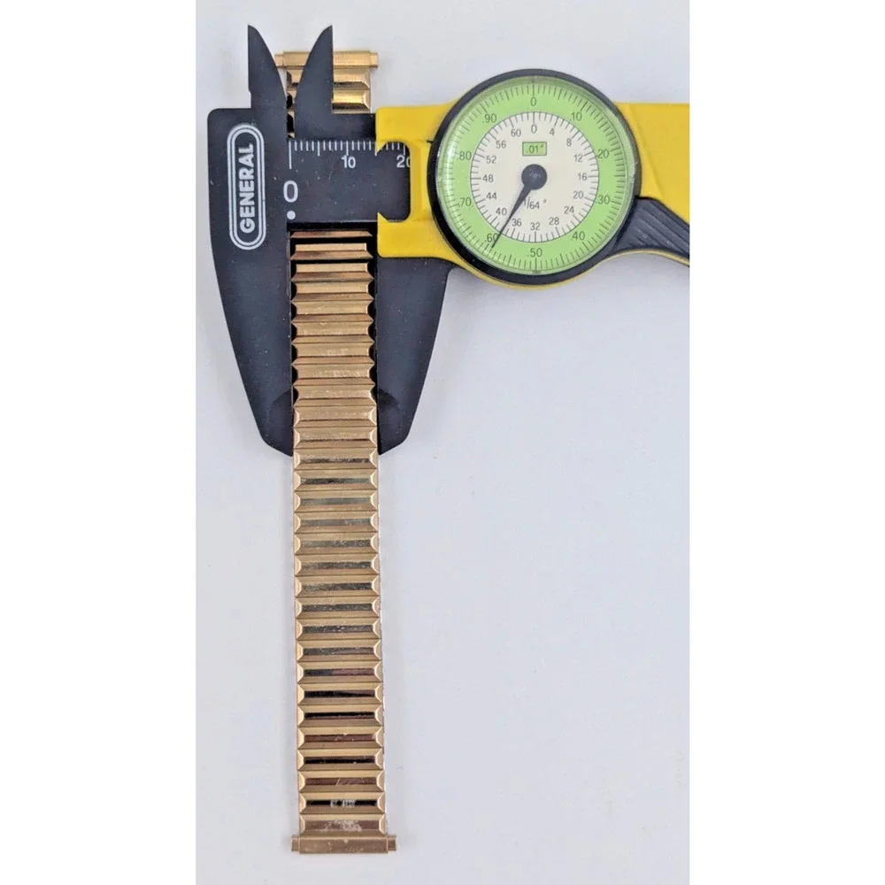 Speidel Gold Twist O Flex Stainless Steel Mens Watch Band